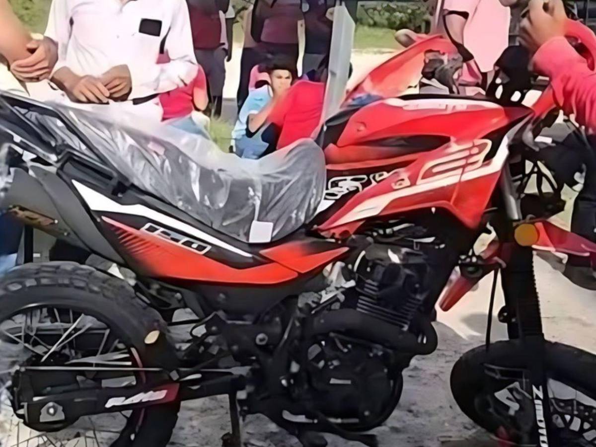 Misael López compró su moto y minutos después murió tras accidentarse en Lempira