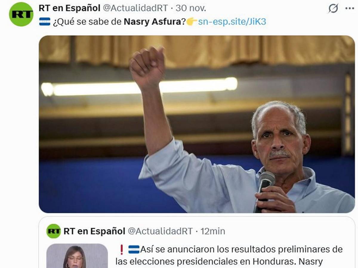 Medios internacionales informan ventaja de Asfura en primeros resultados electorales