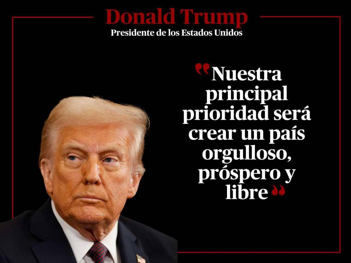 “Dios me salvó para que EUA sea salvado”: frases del presidente Donald Trump en su discurso