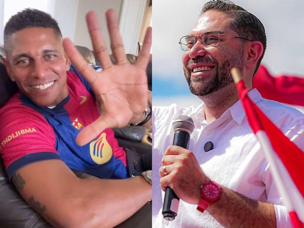 Así fue la presentación de la precandidatura a diputado del exfutbolista de Motagua, Emilio Izaguirre