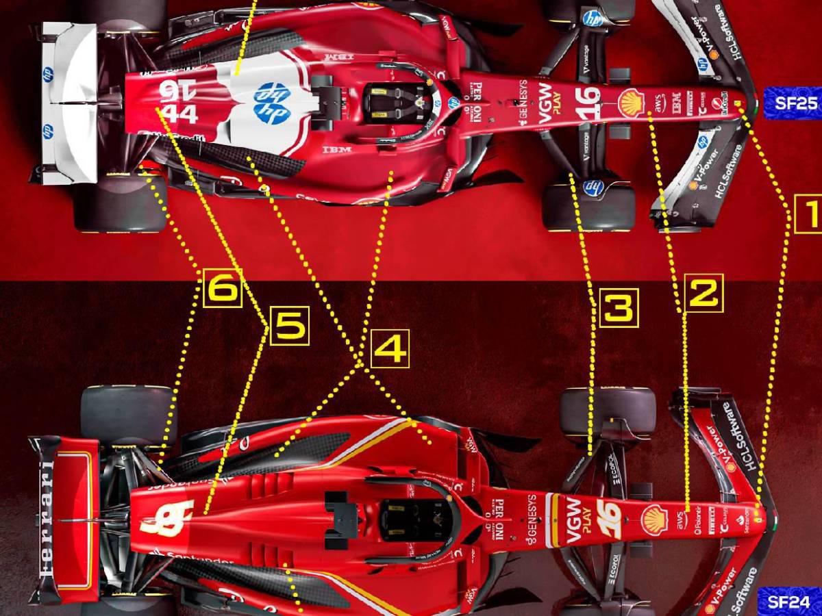 Así es la SF25, la nueva Ferrari de Lewis Hamilton para carreras en 2025