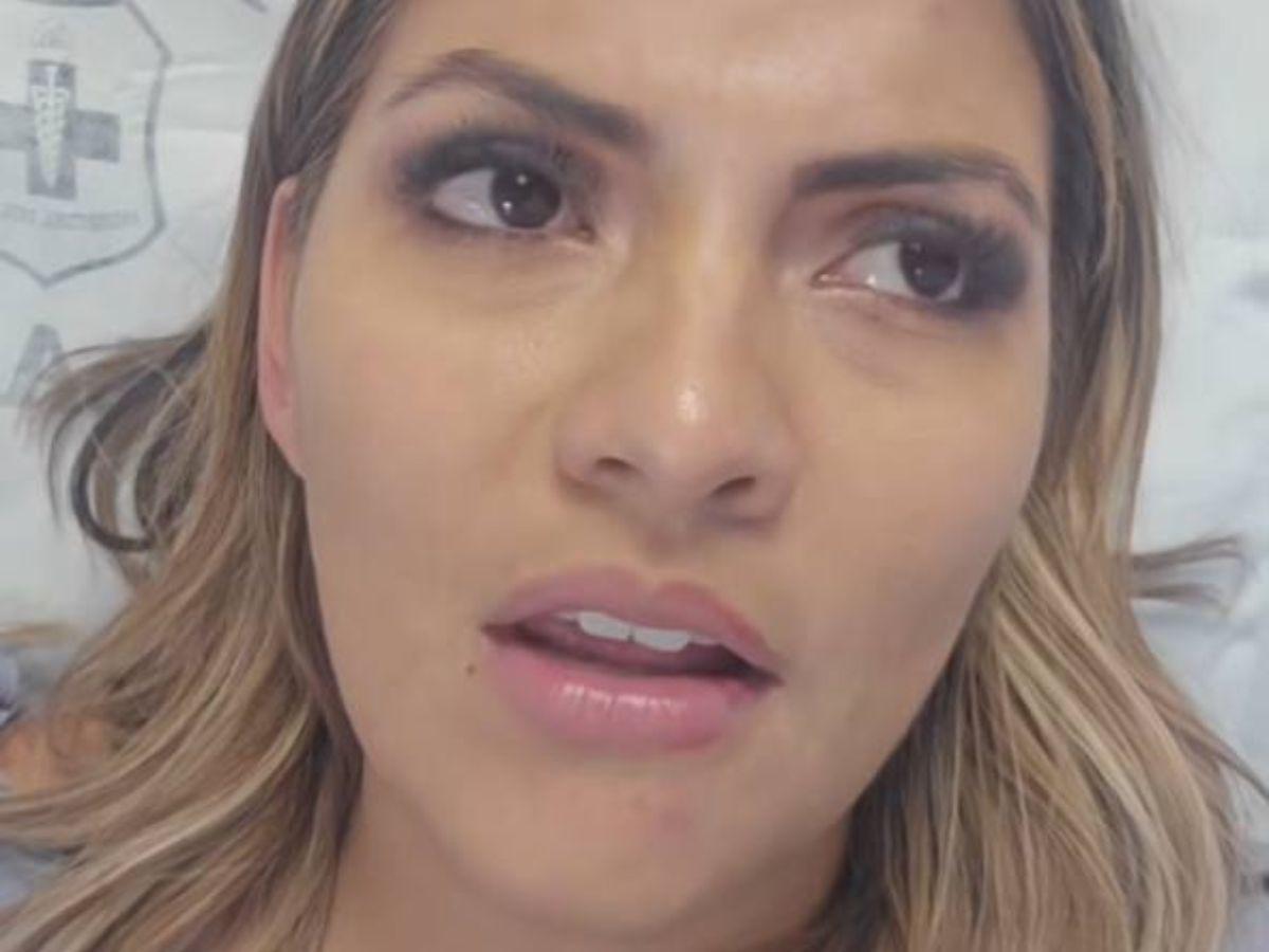 Saraí Espinal, hospitalizada tras sufrir un accidente de tránsito: Me van a suturar el labio Saraí Espinal, hospitalizada tras sufrir un accidente de tránsito: Me van a suturar el labio