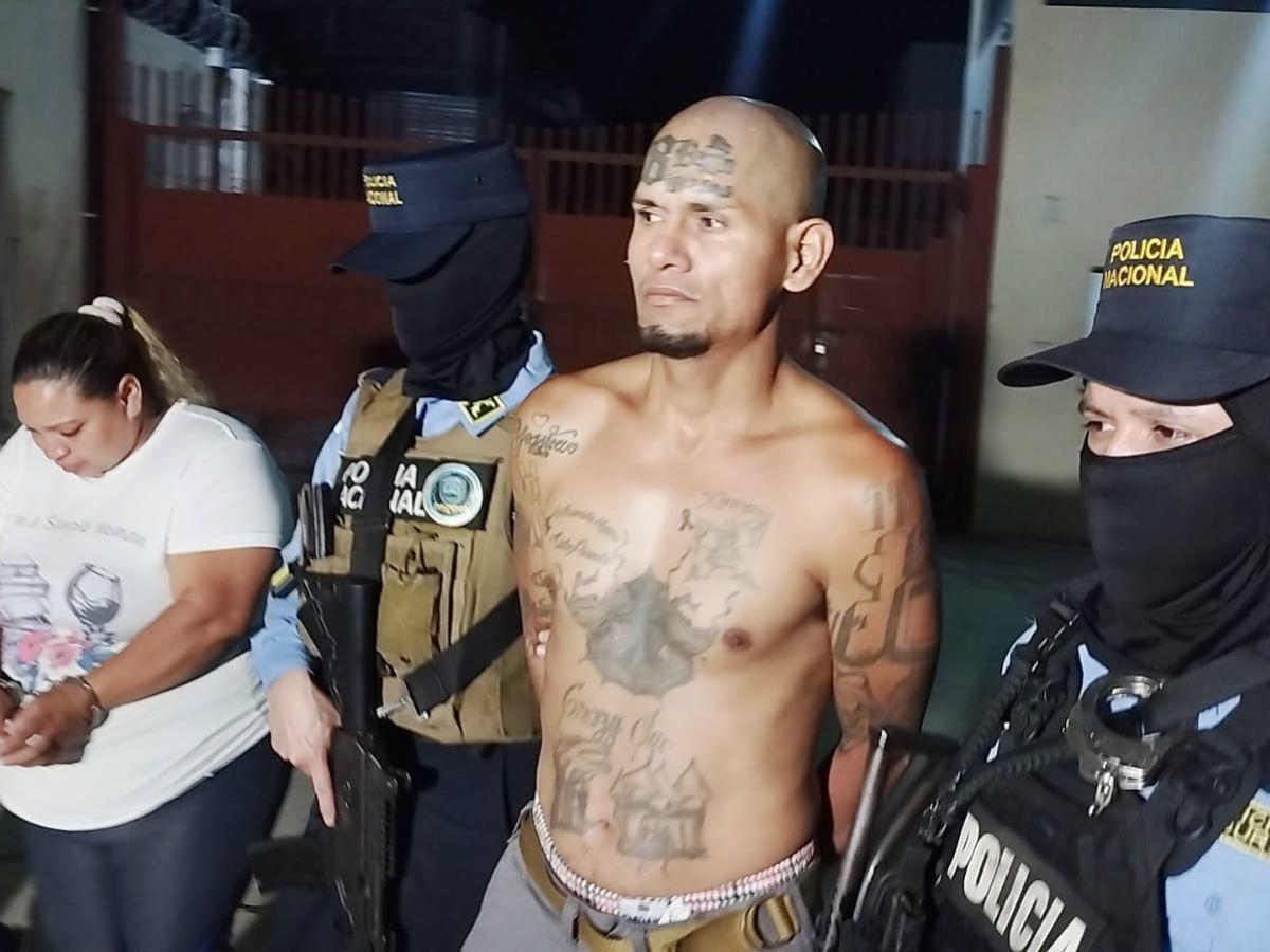 Alias “Dog Sta”, temido miembro de la Pandilla 18, capturado en la colonia Óscar A. Flores