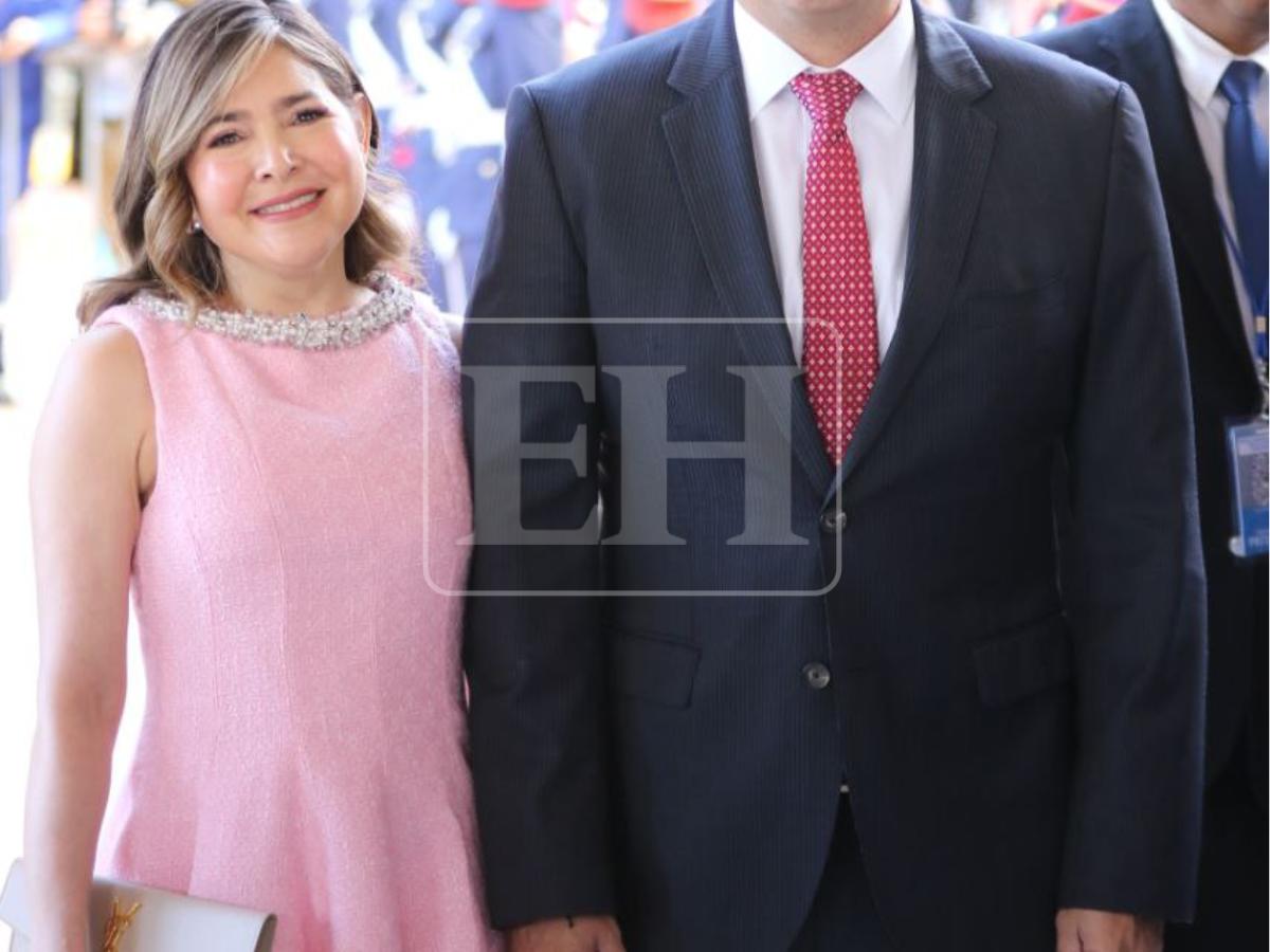 Estilo y glamour: la elegancia imperó en la investidura de Nasry Asfura