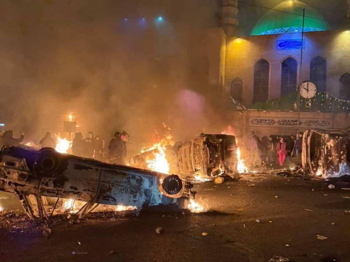 Las fotos más impactantes de las protestas contra el régimen en Irán