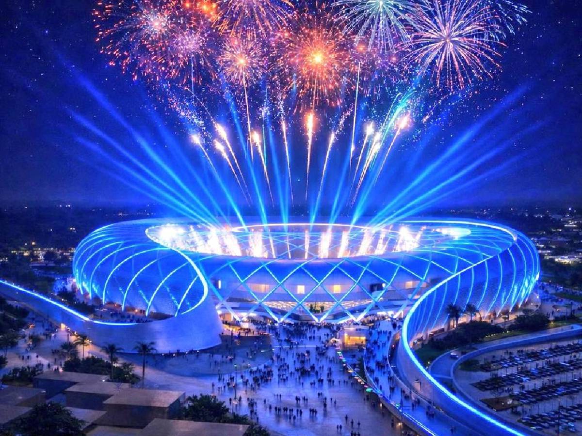 Construcción del estadio más grande de Centroamérica: Así avanza el moderno recinto en El Salvador