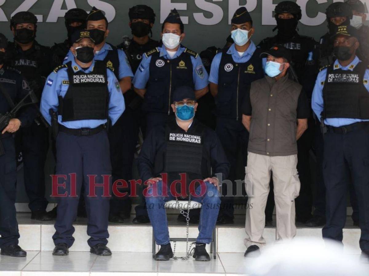 Así pasa sus días dentro del Comando Cobras el expresidente Juan Orlando Hernández