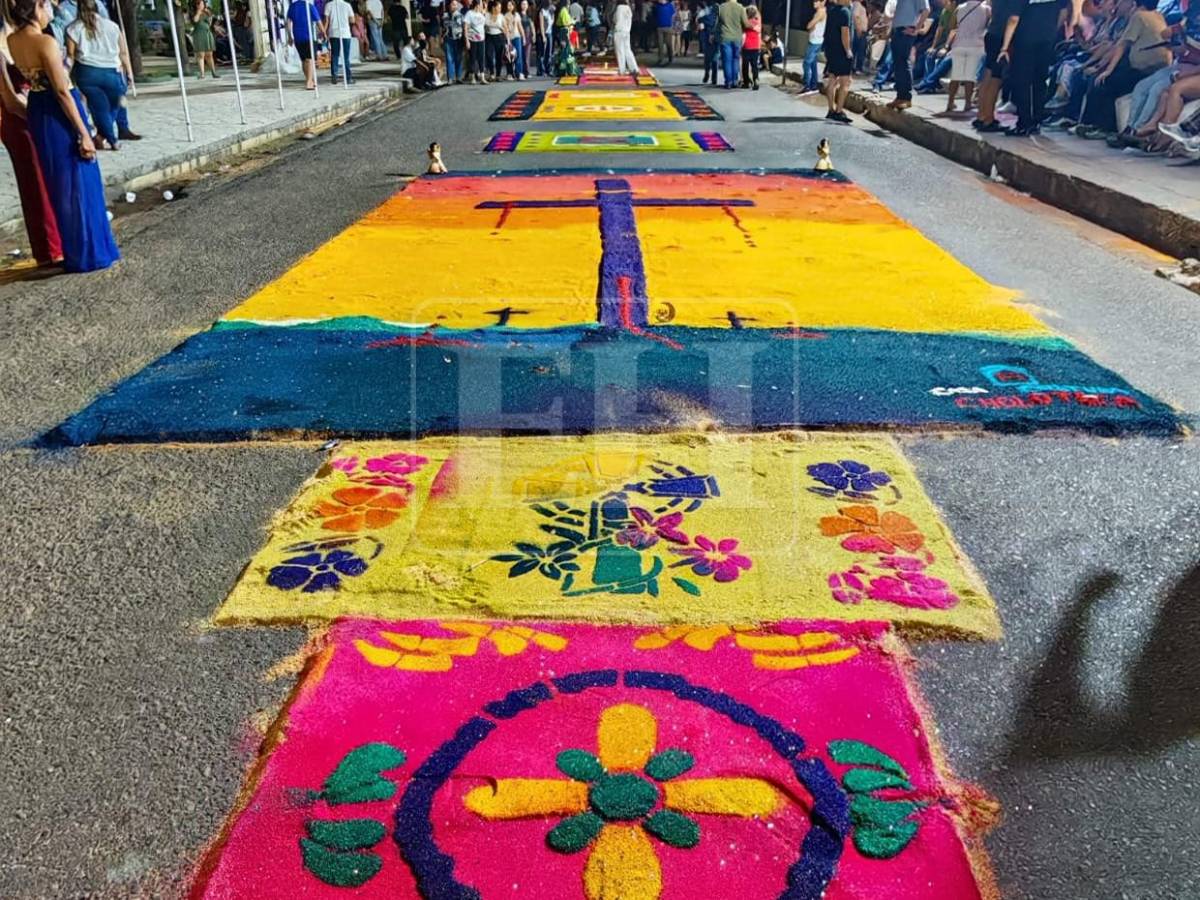 Las imágenes del Santo Entierro en Choluteca, jornada de fe y tradición