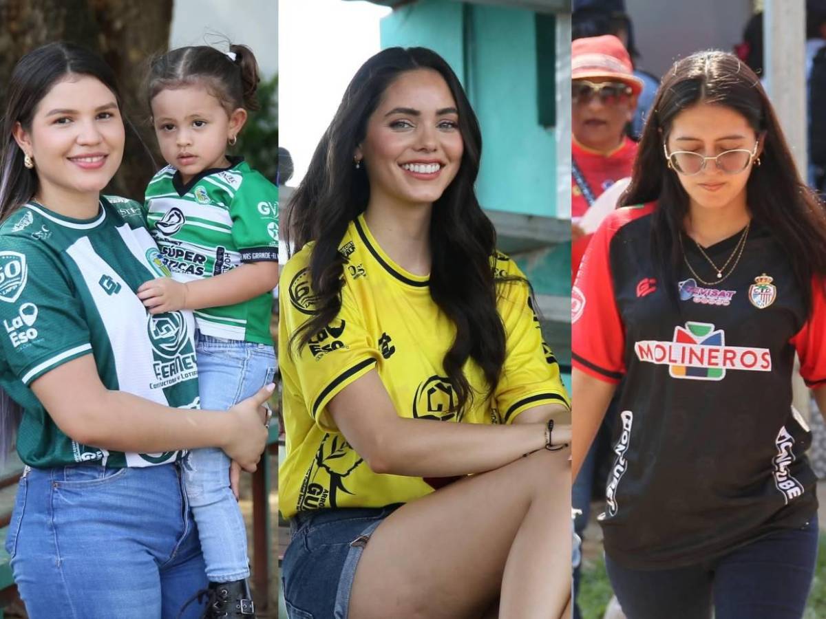 ¿Quién es la hermosura que robó suspiros? El ambientazo en partido por el descenso en Olancho