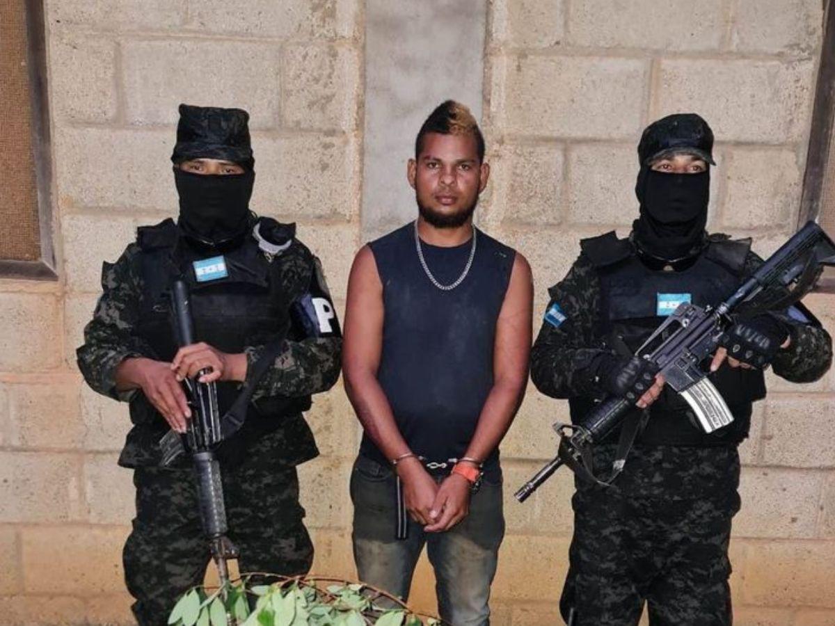 Robin Xavier Jiménez, detenido con hojas de coca del clan Montes Bobadilla.