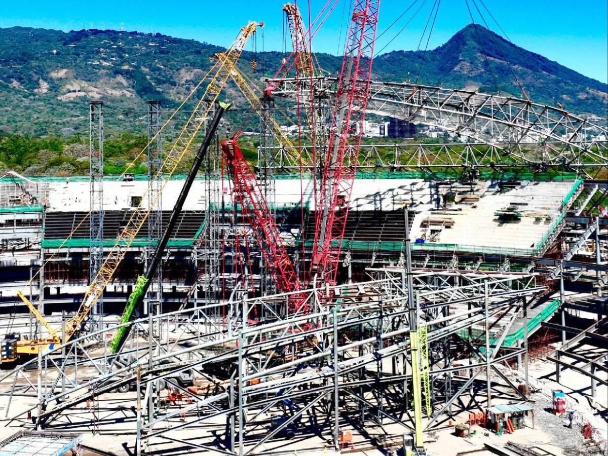 Estadio más grande de Centroamérica: Así avanza la construcción del moderno recinto en El Salvador
