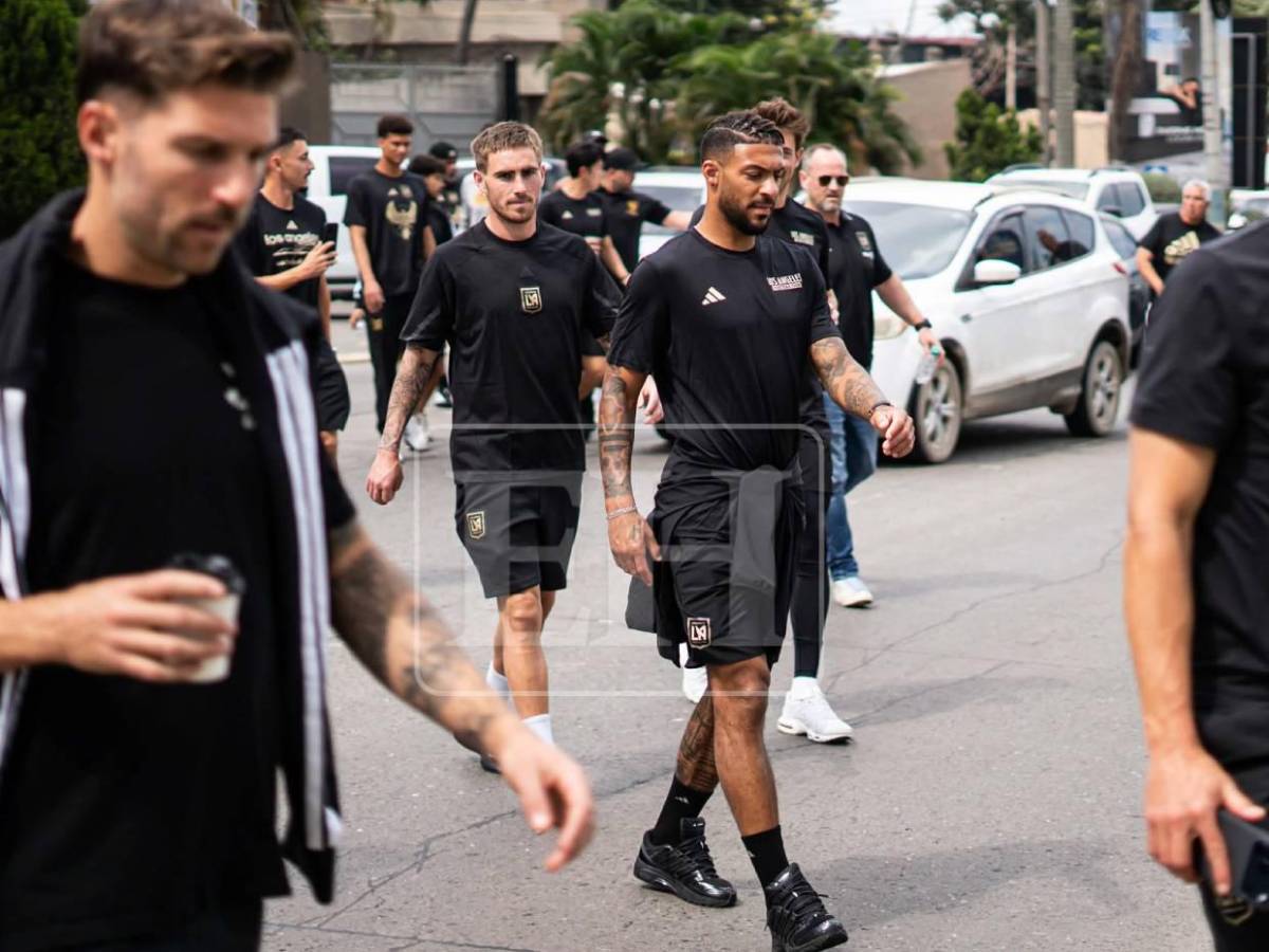 Campeón del mundo camina por las calles de SPS: LA FC disfruta previo a enfrentar a Real España
