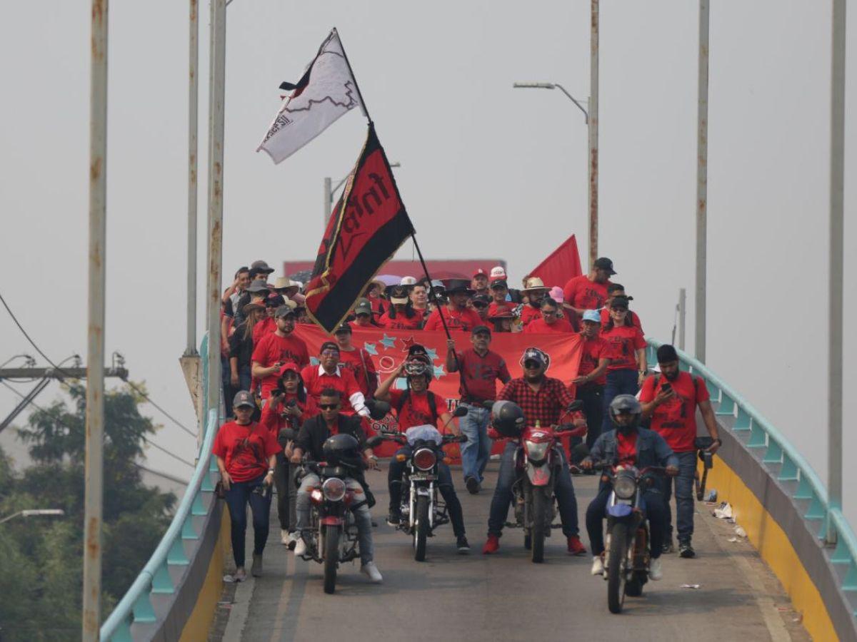 La izquierda política y sindical opaca el Día del Trabajador en Honduras