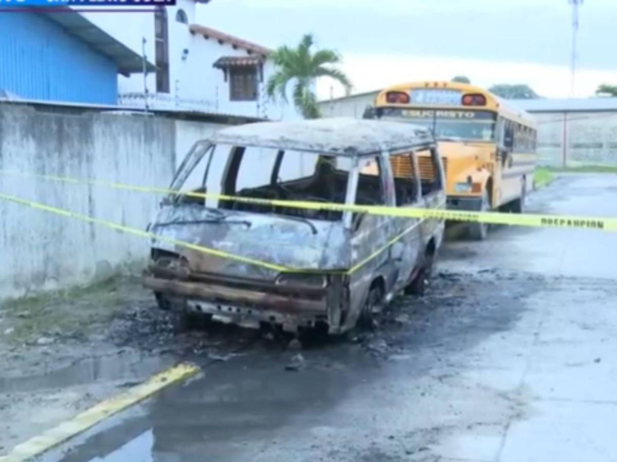 Lo que se sabe del conductor desmembrado y carbonizado dentro de busito en SPS