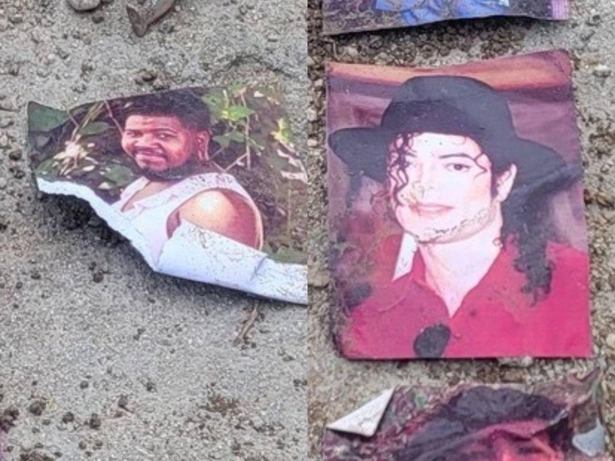 ¿Brujería en El Paraíso? Hallan fotos de famosos y políticos en cementerio