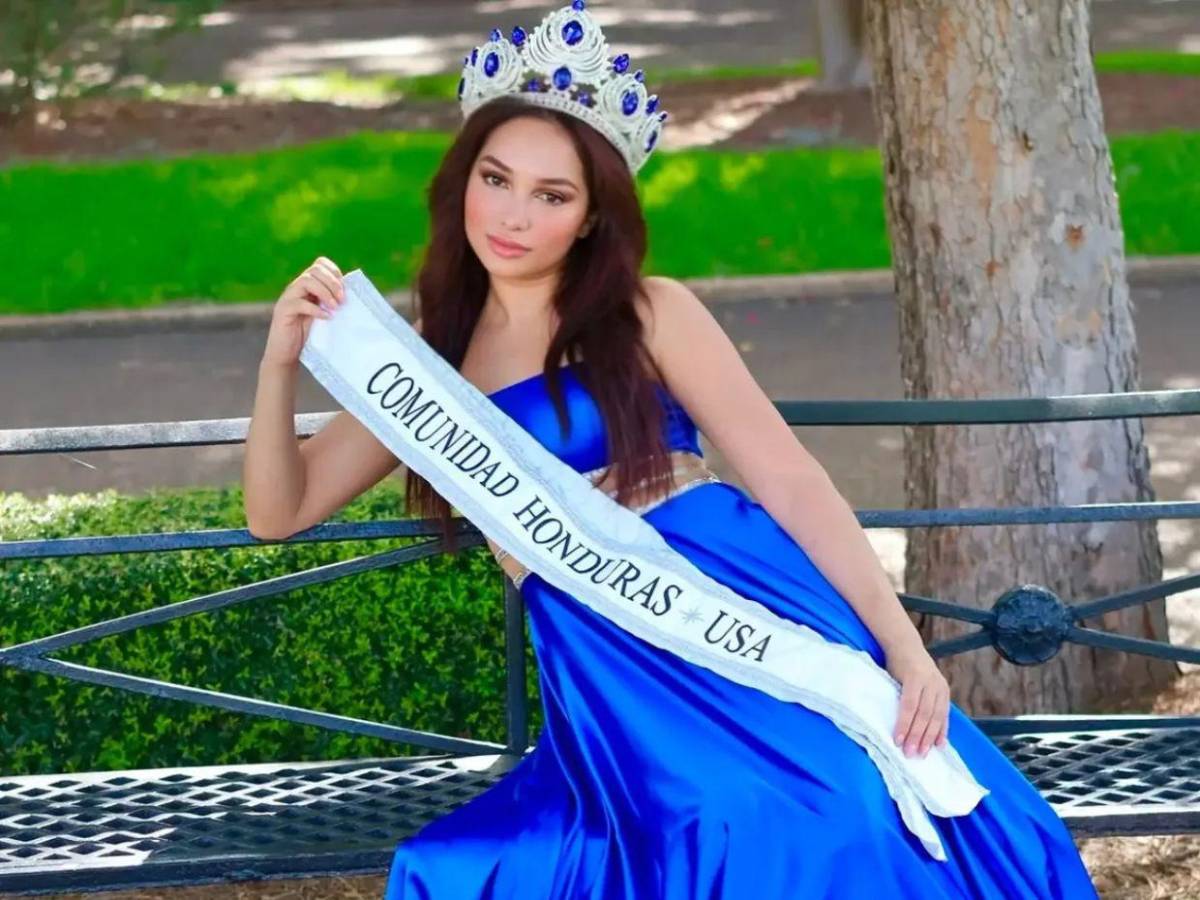 ¿Por qué la olanchana Stephanie Guifarro lleva la banda de la  Comunidad de EE UU en Miss Honduras?