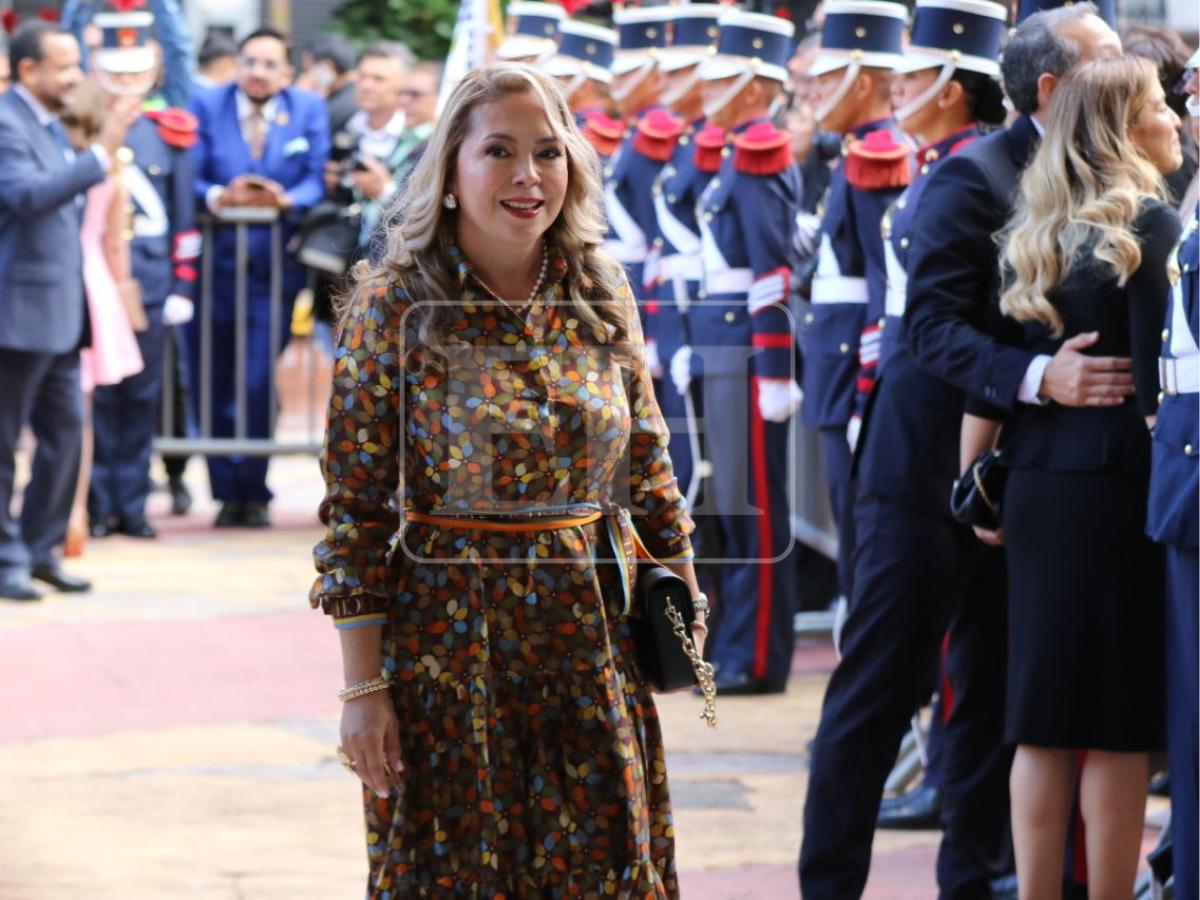 Estilo y glamour: la elegancia imperó en la investidura de Nasry Asfura