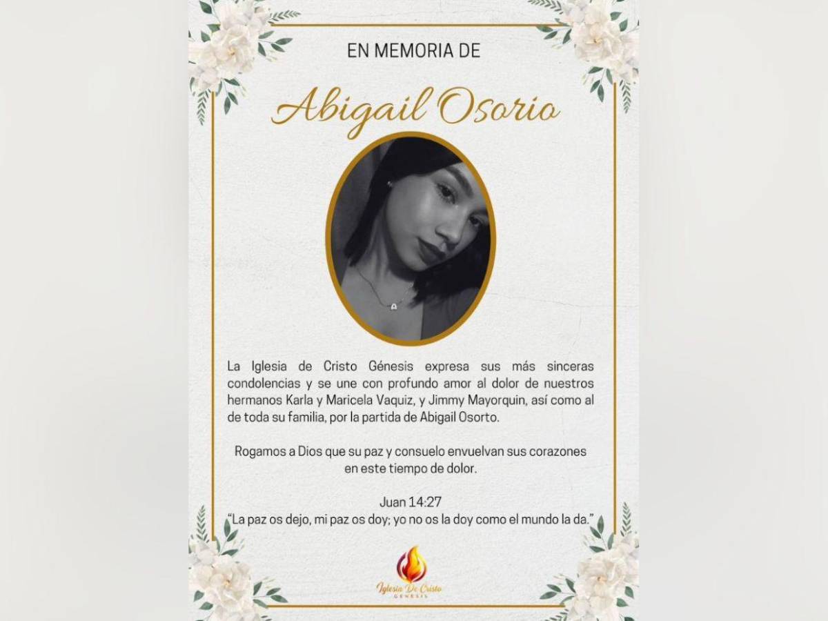 Abigaíl Osorio, joven de 20 años hallada muerta en Choloma, ¿qué le pasó?