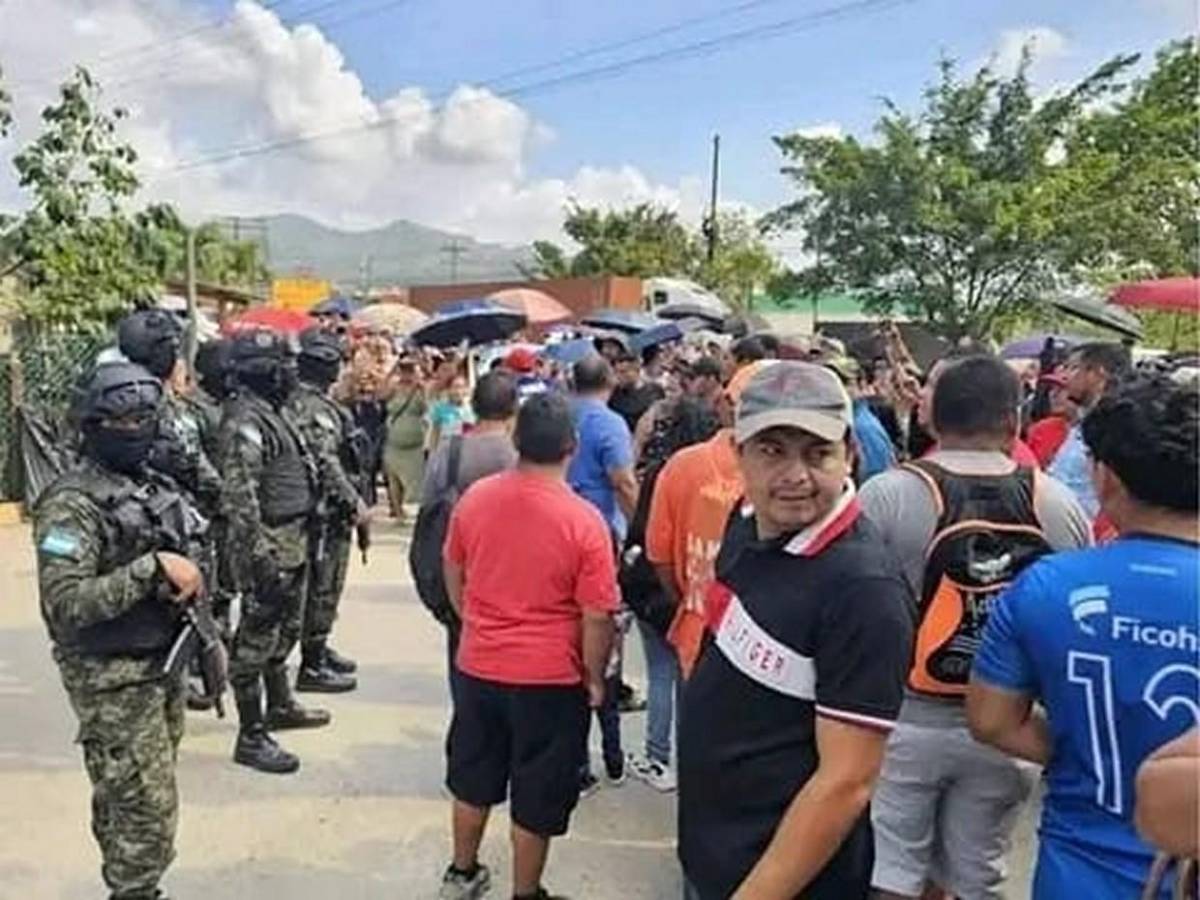 Amplio despliegue policial en Choloma ante amenazas de protesta de socios de Koriun