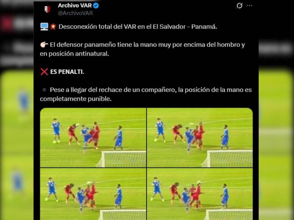 Polémica arbitral en el juego El Salvador vs Panamá desata enojo del gobierno de Bukele