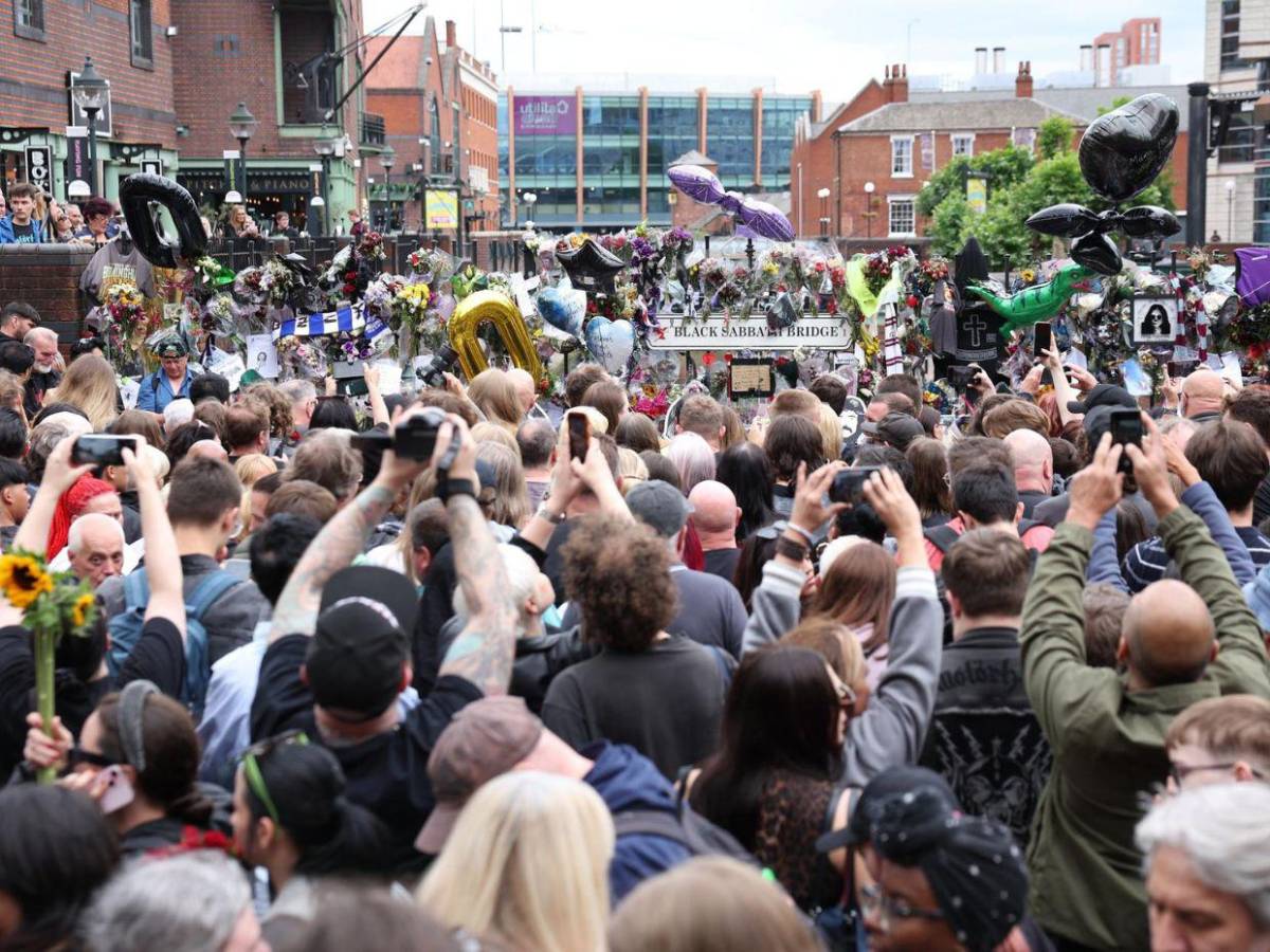 Así fue el último adiós a Ozzy Osbourne en Birmingham