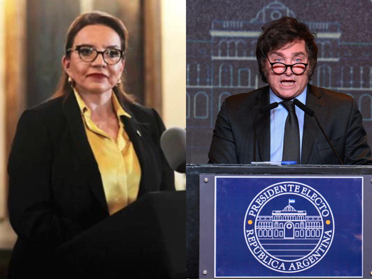 Xiomara Castro envía tibia felicitación a Milei por triunfo en Argentina