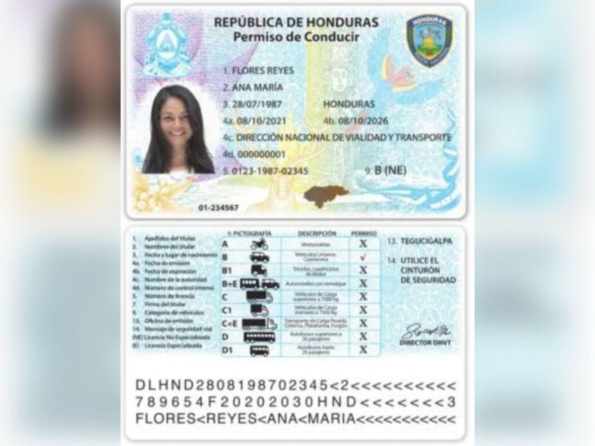 Así luce en la actualidad la nueva licencia de conducir.