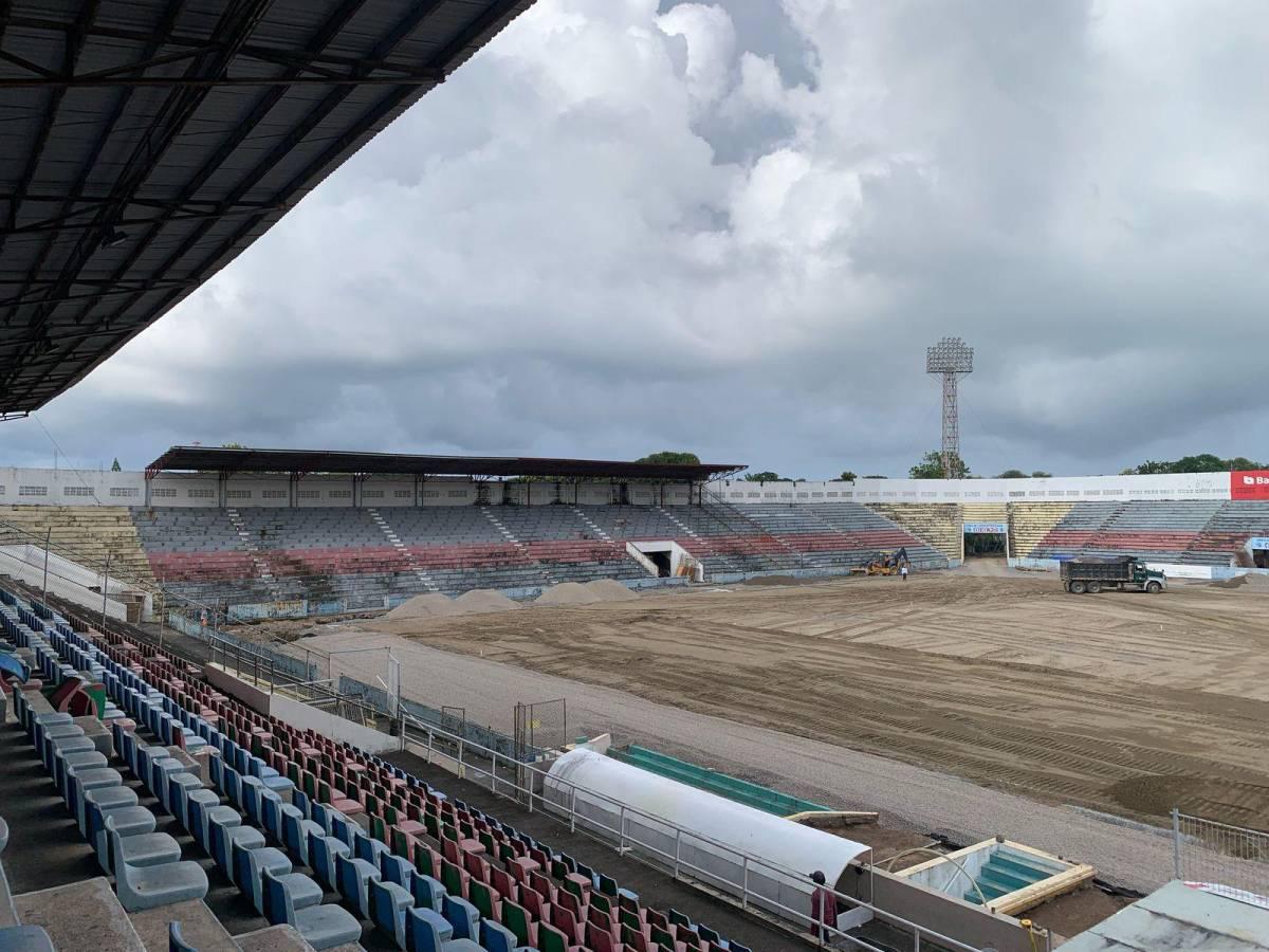 ¿Cuándo lo entregan? Así avanza construcción de nueva cancha del estadio Ceibeño