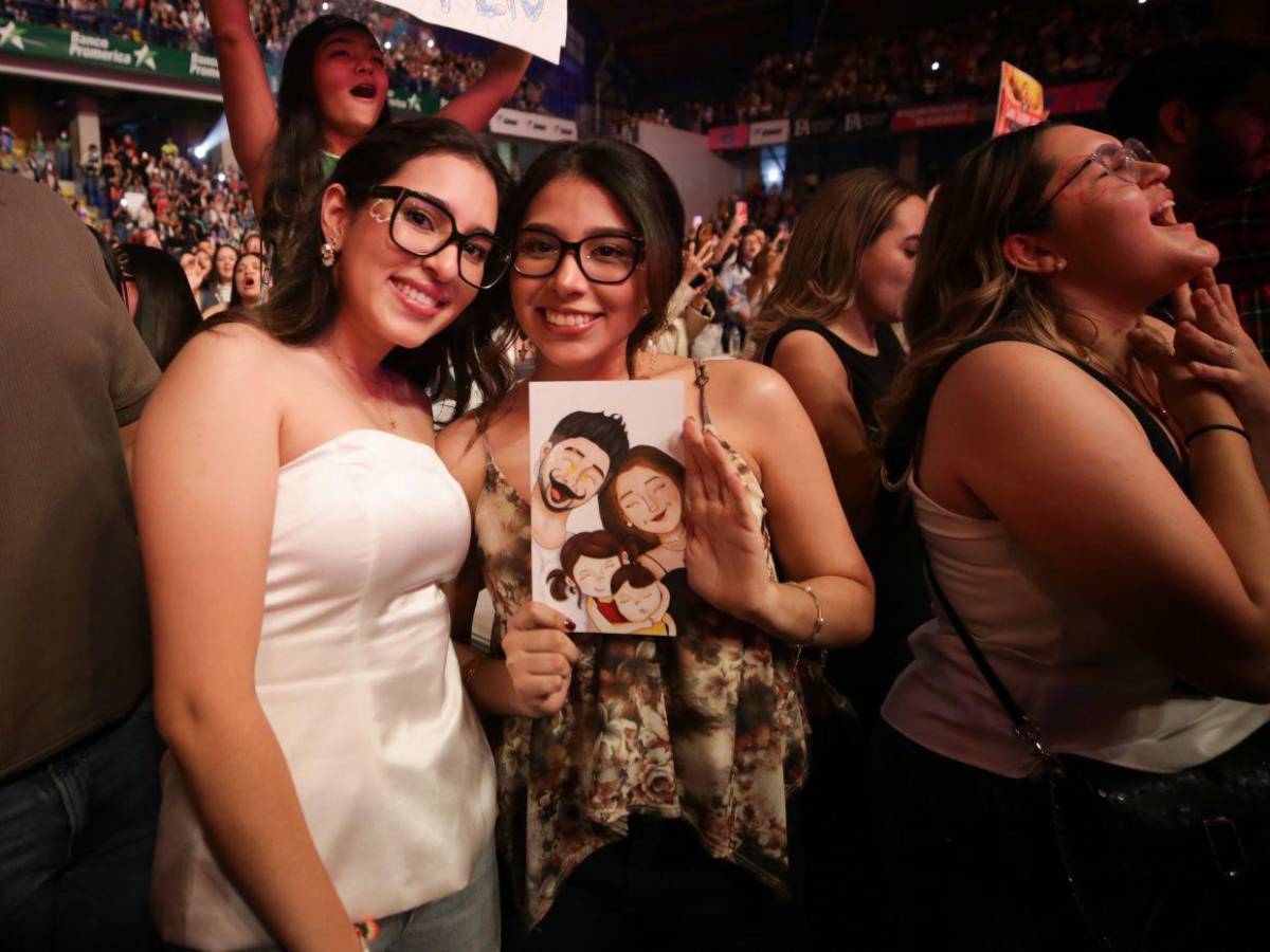 Las imágenes que dejó el concierto de Camilo en Honduras