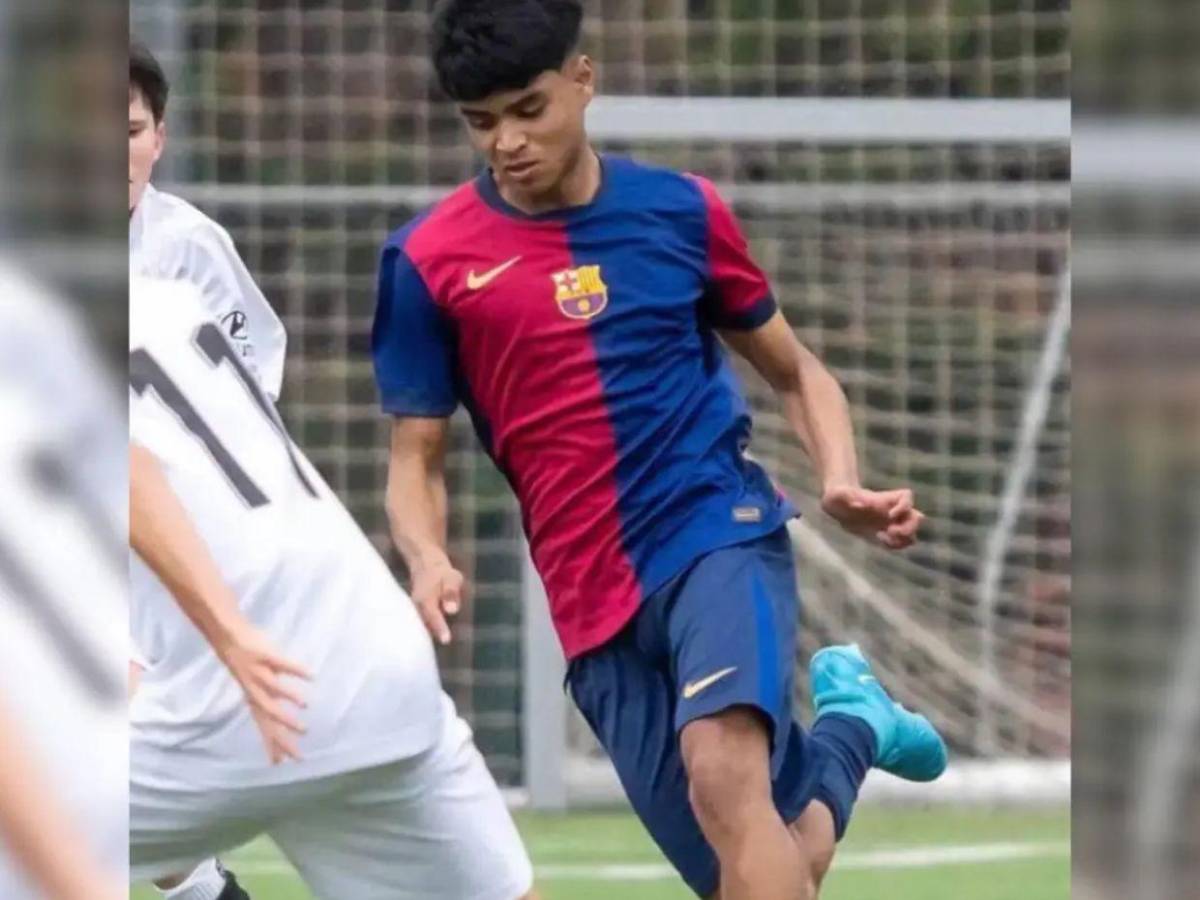 José Alfredo Rodríguez, el joven de La Masía del Barcelona convocado por Honduras