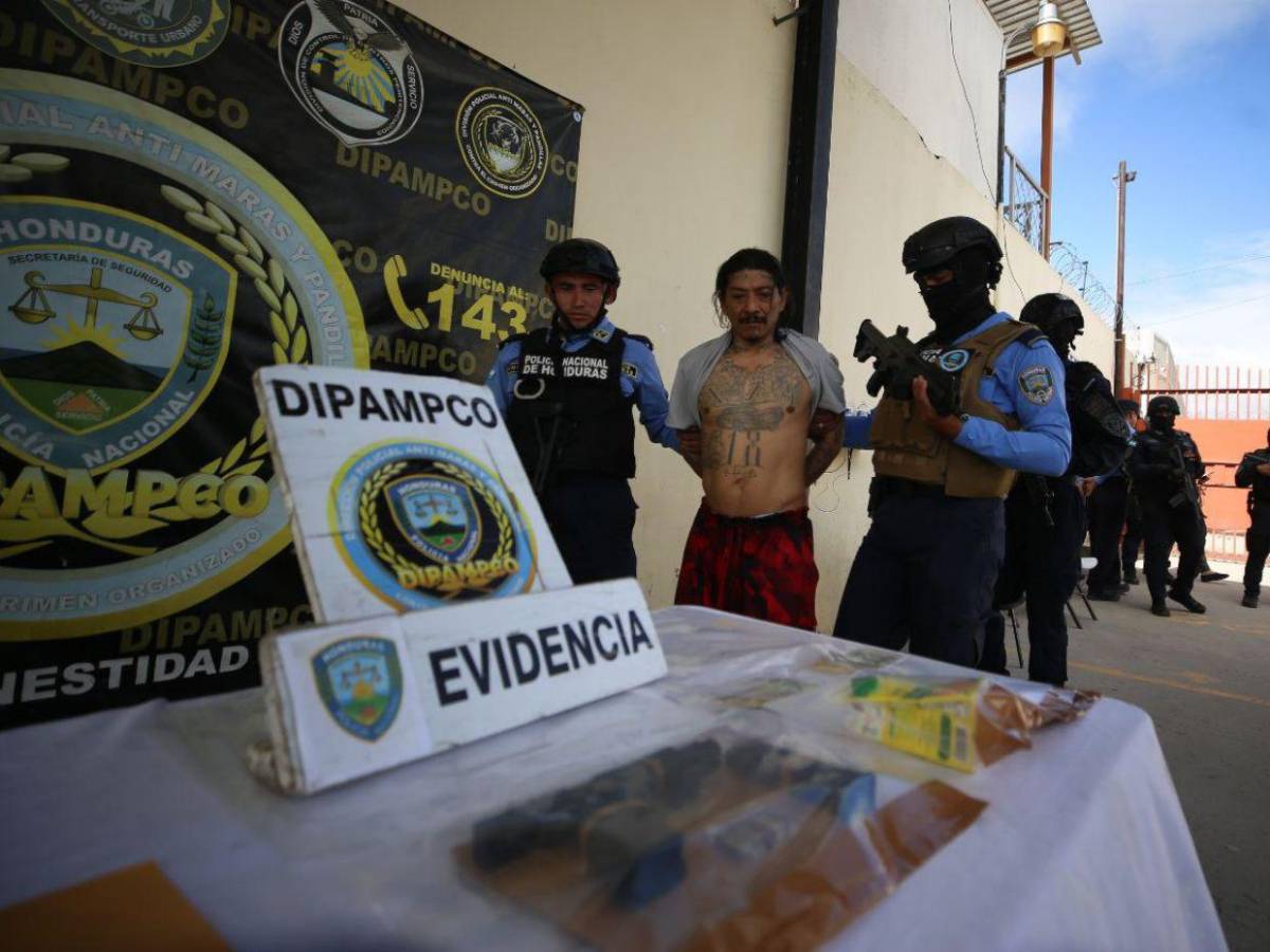 Capturan a fundador de la Pandilla 18 en Comayagüela; ha sido arrestado 19 veces