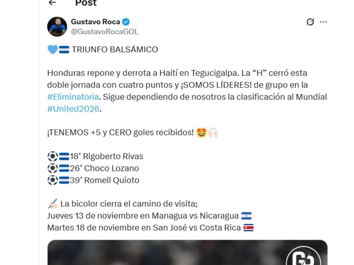 Honduras golea a Haití: Lo que dicen los medios y periodistas tras el triunfo en eliminatoria