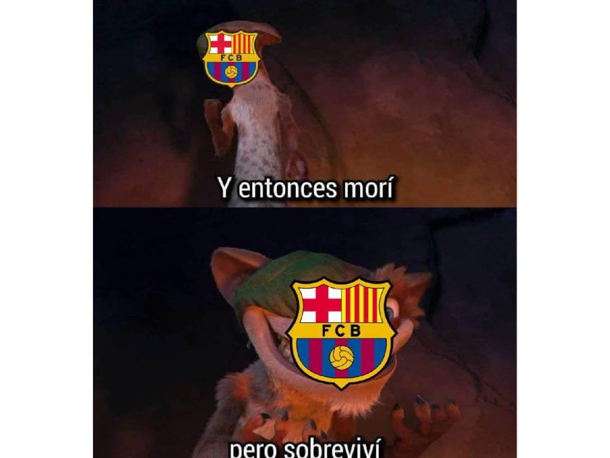 Se burlan del Real Madrid: Los memes que dejó el triunfo de Barcelona ante Benfica en Champions