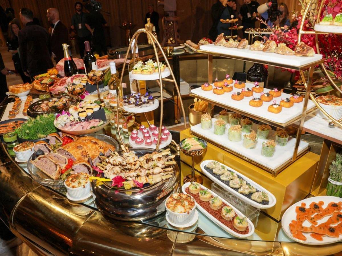 De wagyu japonés a postres bañados en oro: Este será el menú de los Oscar 2026