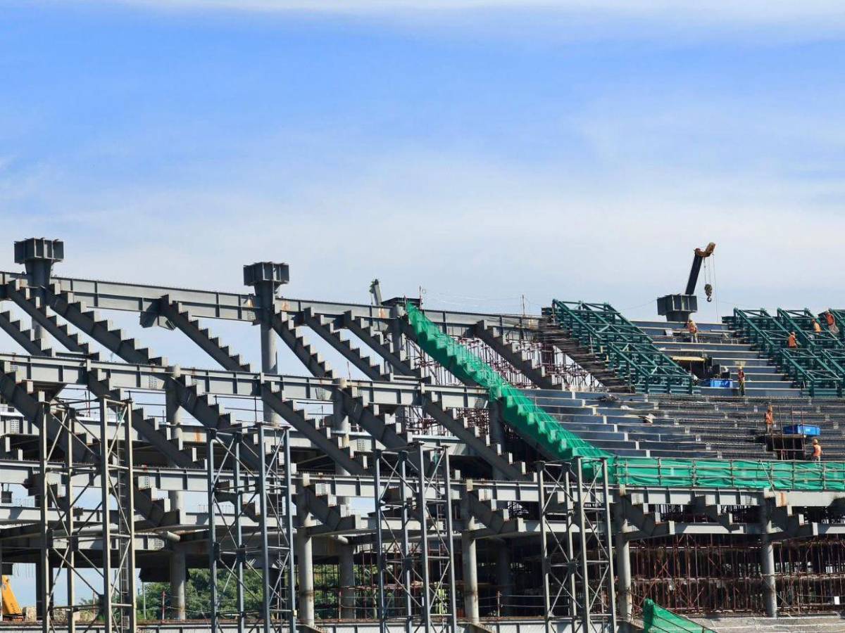 Estadio más grande de Centroamérica: así avanza construcción de lujoso recinto en El Salvador