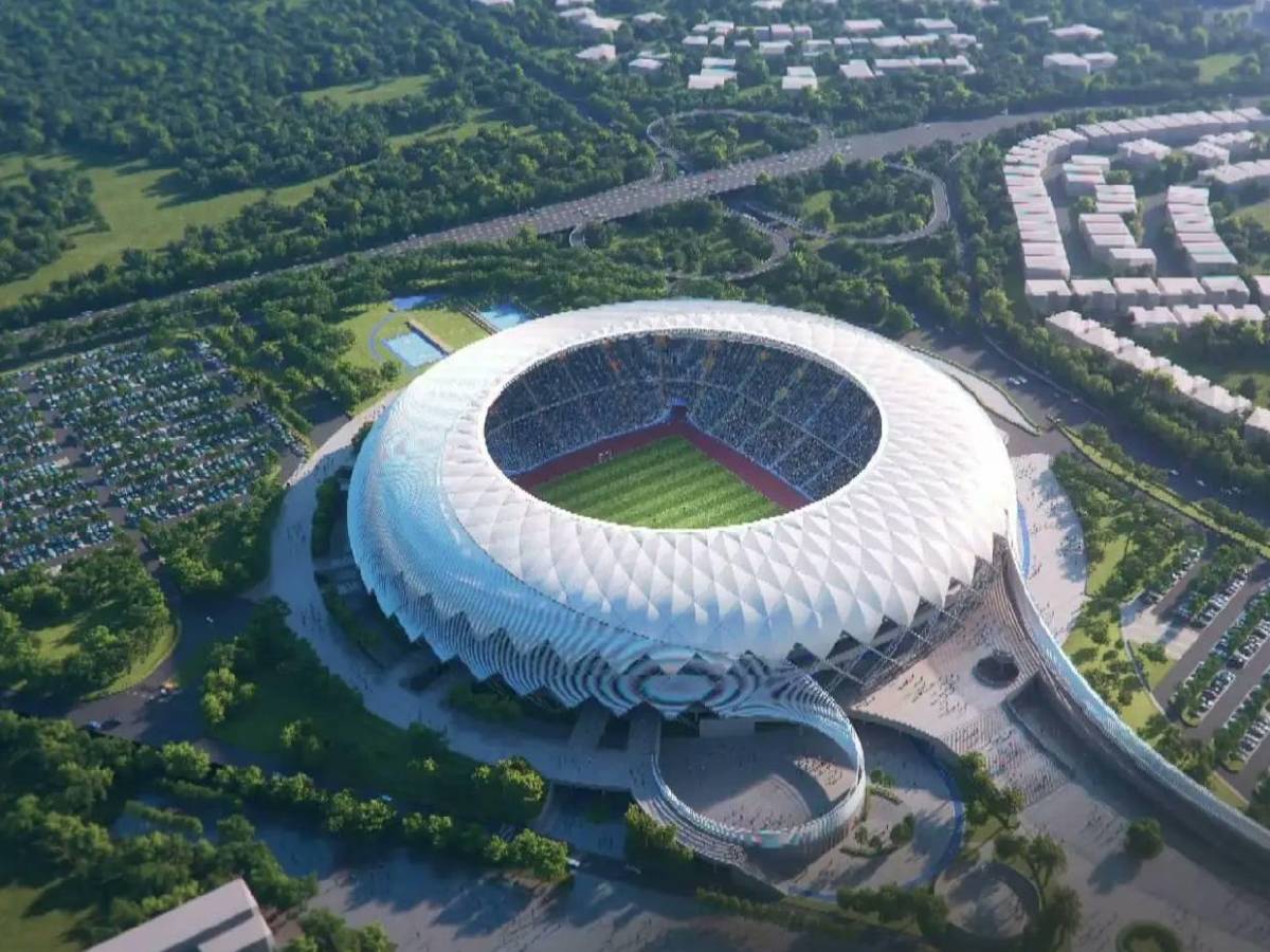 Construcción del estadio más grande de Centroamérica: Así avanza el moderno recinto en El Salvador