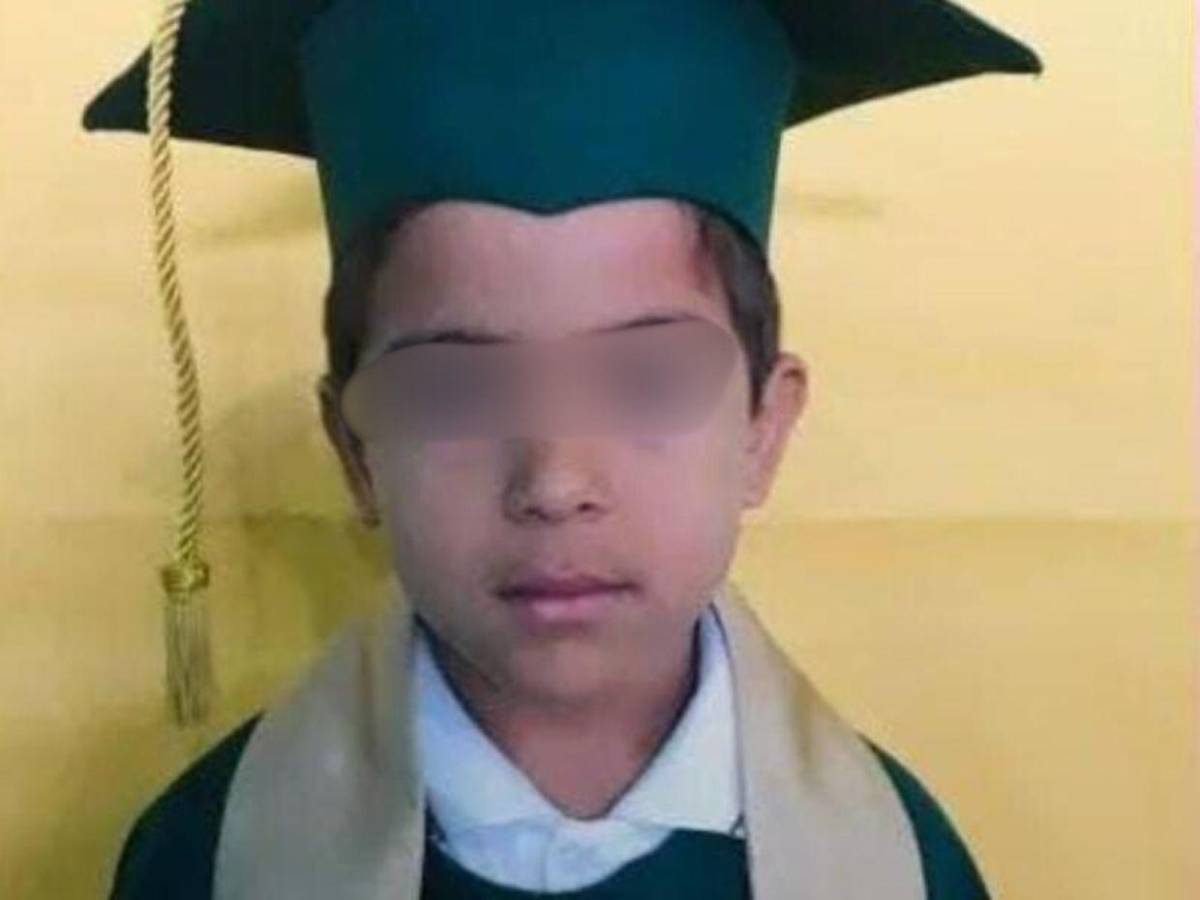 Ronald Lagos, uno de los hermanitos que murió carbonizado en Nueva Suyapa