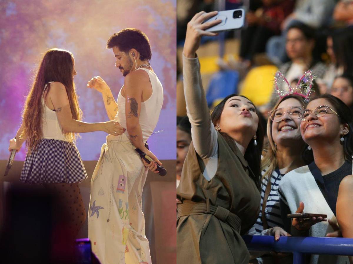 Las imágenes que dejó el concierto de Camilo en Honduras