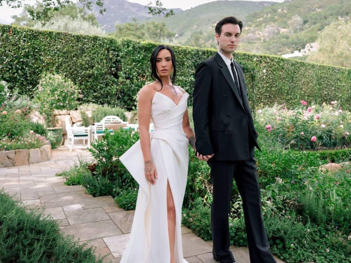 Ceremonia al aire libre y 135 invitados: Detalles de la boda de Demi Lovato y Jutes