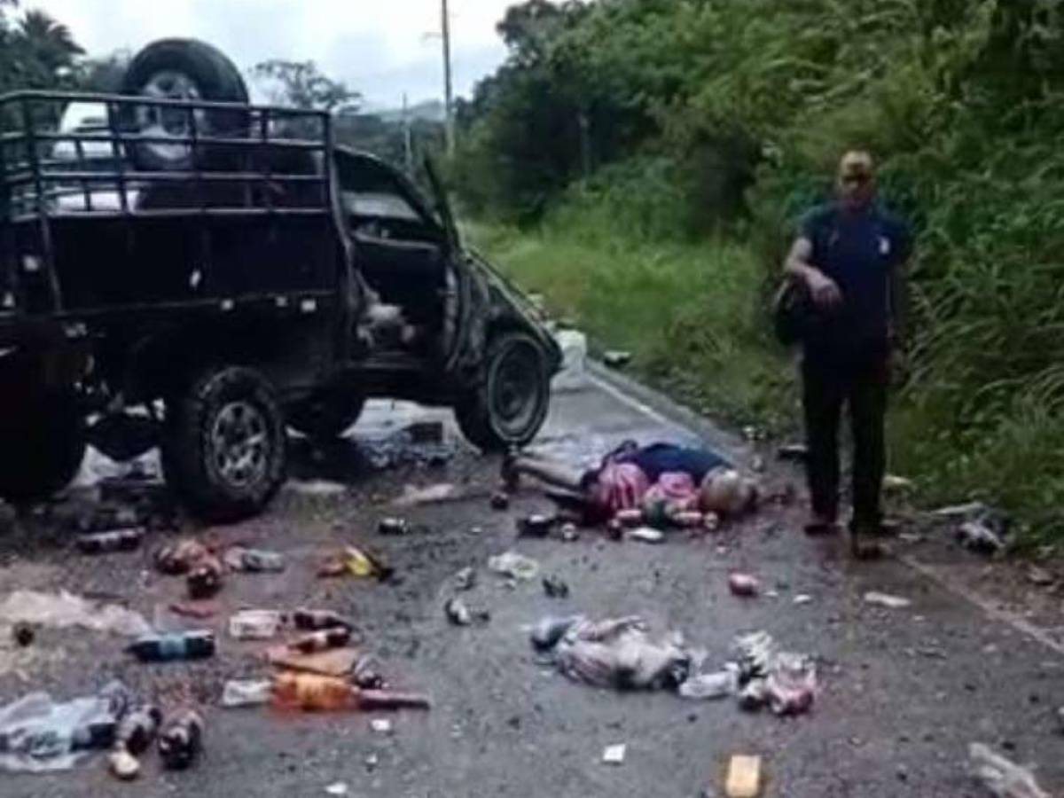 Un muerto y siete heridos en accidente en Colón