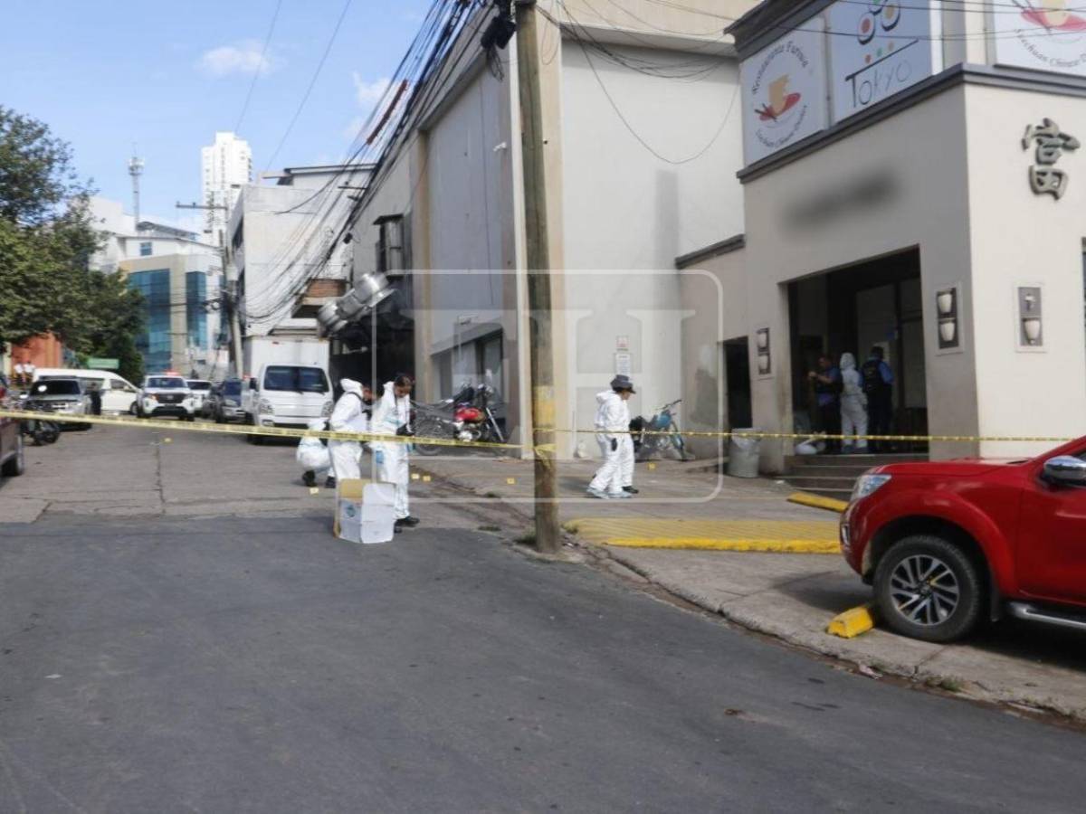 Los daños que dejó el ataque en restaurante de comida asiática en la capital