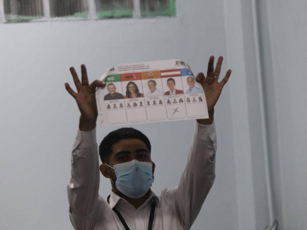 Inicia el escrutinio en el Instituto Jesús Milla Selva, en el Distrito Central