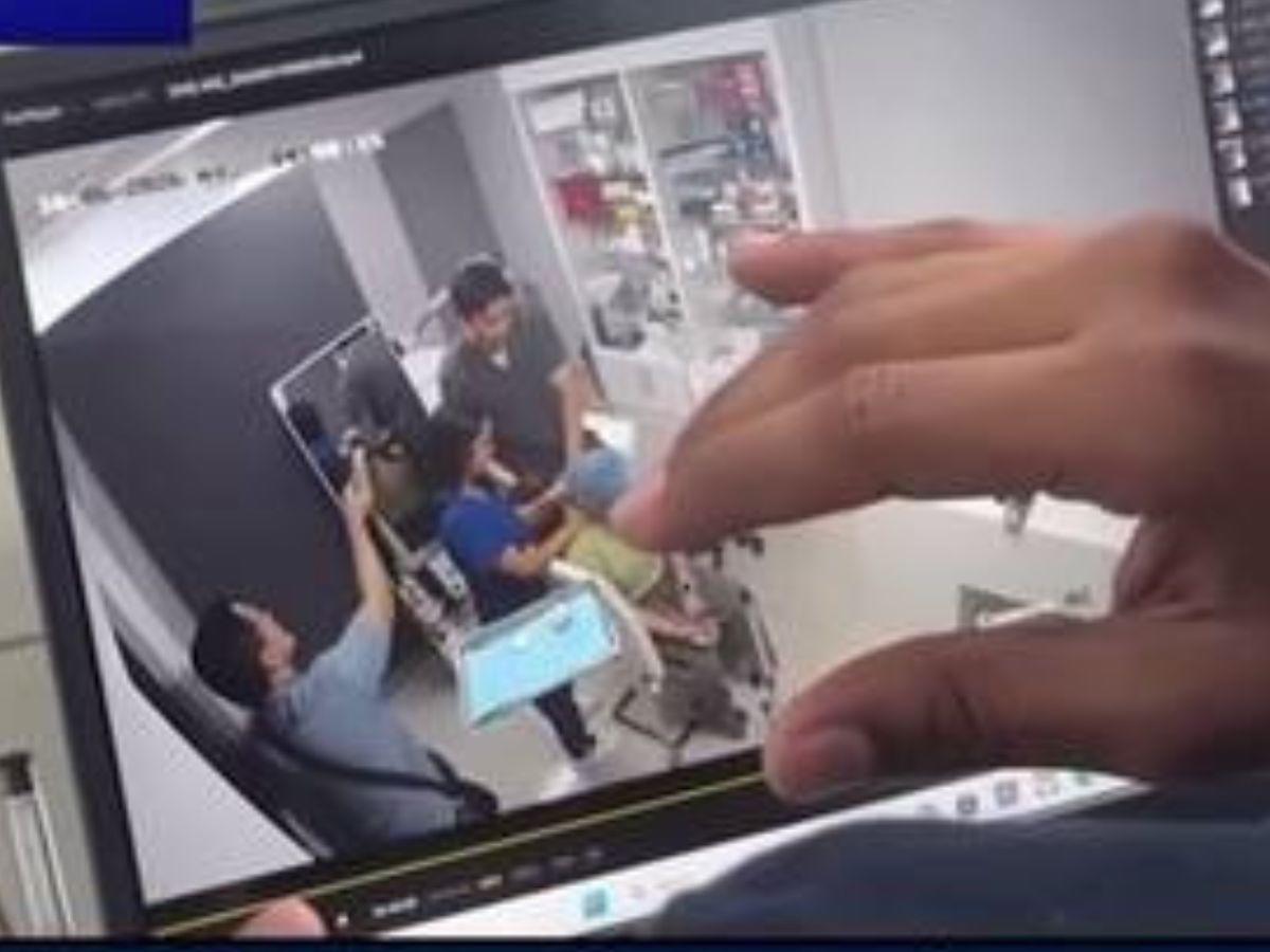 Sale a la luz el momento en que le aplicaron la inyección en la nuca a la chef Sandra Díaz del Valle