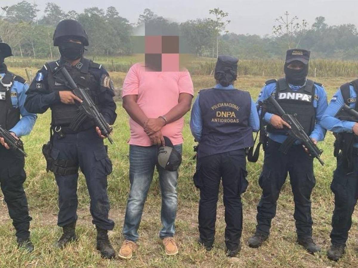 Detienen a hombre sospechoso de lavado de activos en Santa Cruz de Yojoa