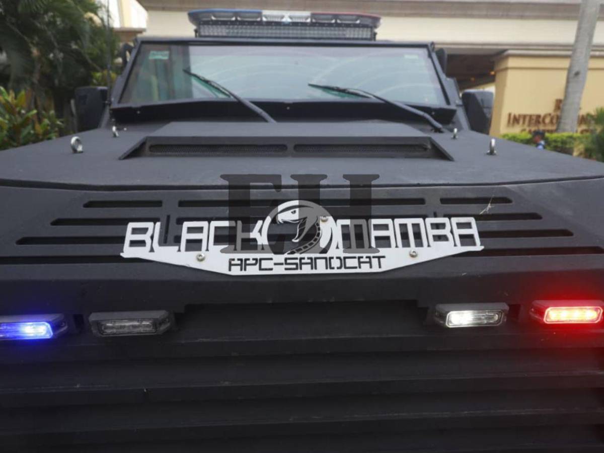 ¿Por qué la Policía movilizó una Black Mamba en juego de tiktokers Honduras-El Salvador?