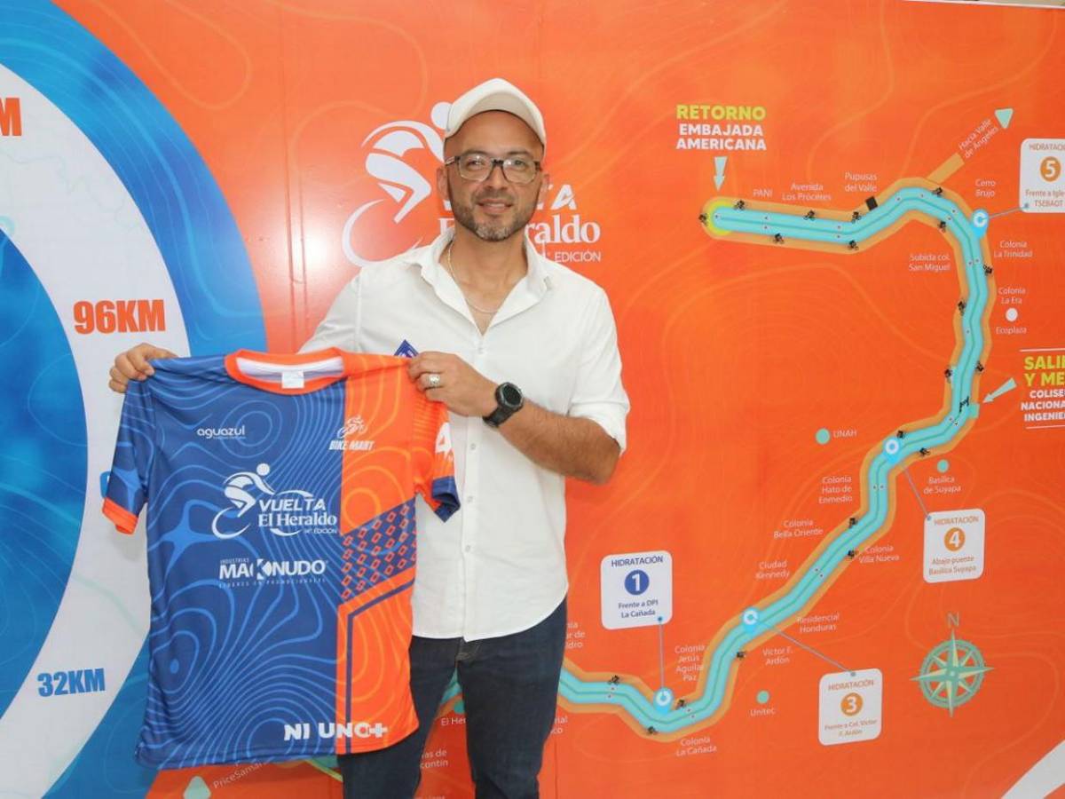 Entrega de kits en el arranque de la Vuelta EL HERALDO 2025, que reúne a mil ciclistas en Honduras