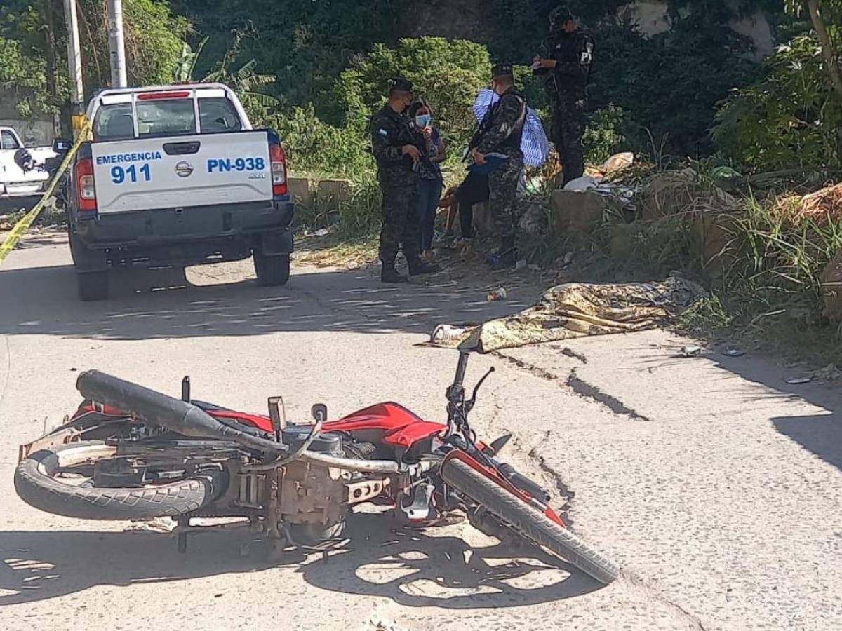 Asesinan a motociclista en la colonia Nueva Suyapa de la capital