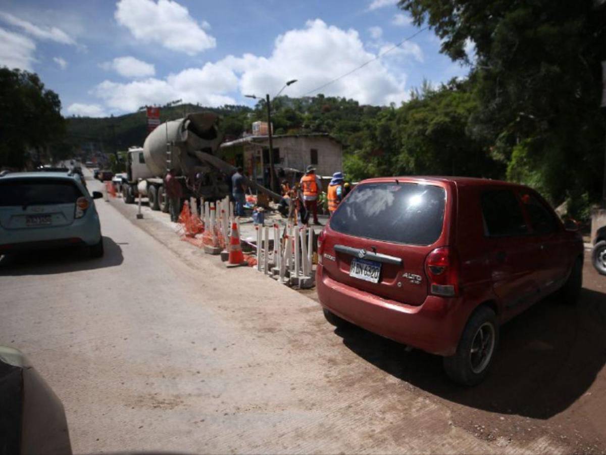 Salida a oriente de Tegucigalpa: tráfico más fluido tras obras de reconstrucción
