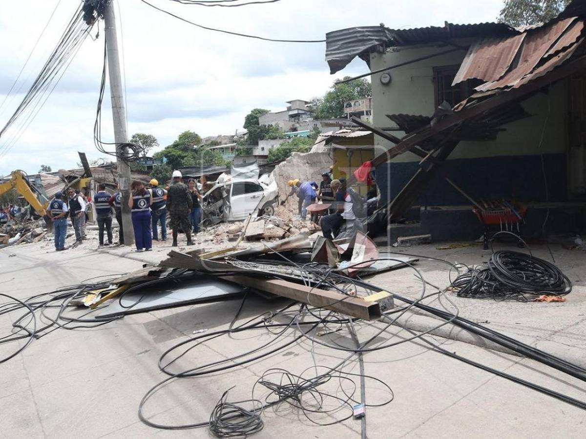 Zona donde ocurrió la tragedia de Villa Nueva, un día después del fatal accidente