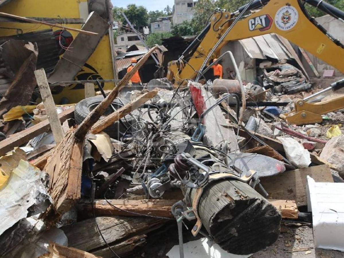 Zona donde ocurrió la tragedia de Villa Nueva, un día después del fatal accidente